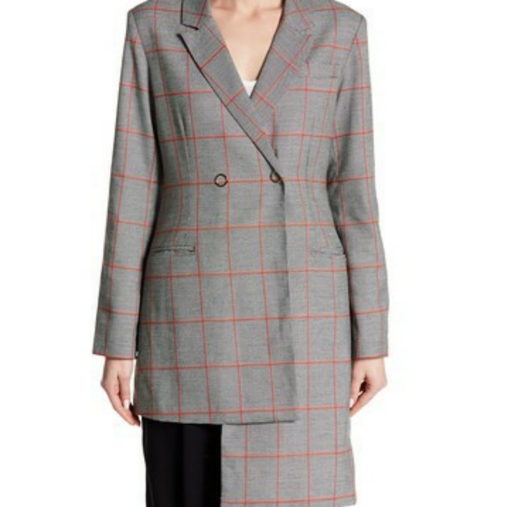 Grey Lab Asymmetrical Blazer